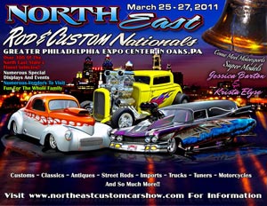 Northeast Custom Car Show Flyer Design 2011